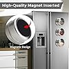 Magnetic Spice Tins 12pcs,Stainless-Steel Magnetic Spice Container blue bottom