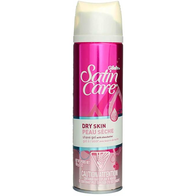 Gillette Satin Care Shave Gel Dry Skin - 7 oz 2 pack