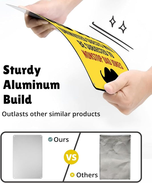 Funny Dad Zone Sign - Perfect For The Humorous Dad And True Dad Joke Fans, For The Dad Who Has Everything – Except This Laugh, Ultimate Holiday, Birthday And Father's Day Gift For Dad