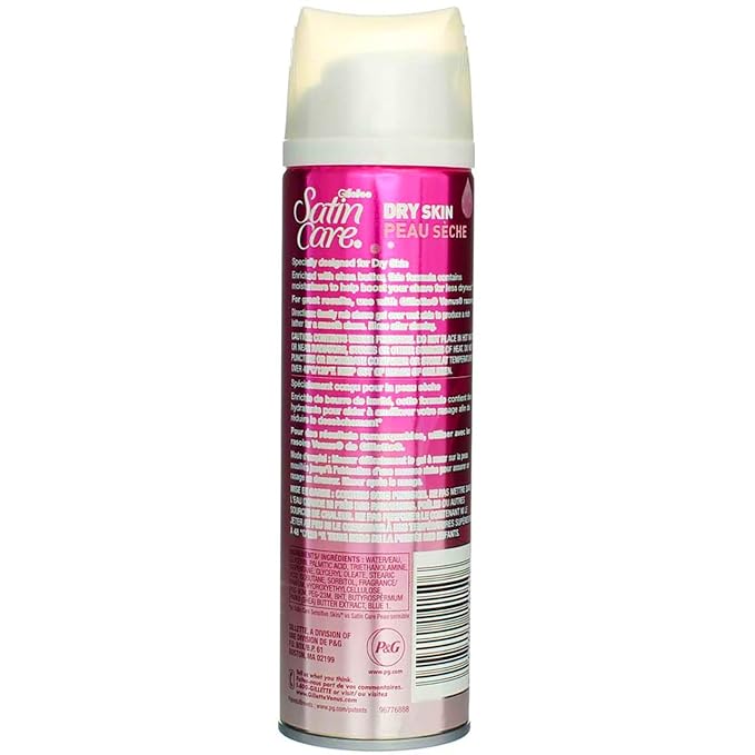 Gillette Satin Care Shave Gel Dry Skin - 7 oz 2 pack