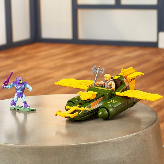 Mega Construx Heroes Wind Raider Attack Micro Action Figure Building Set