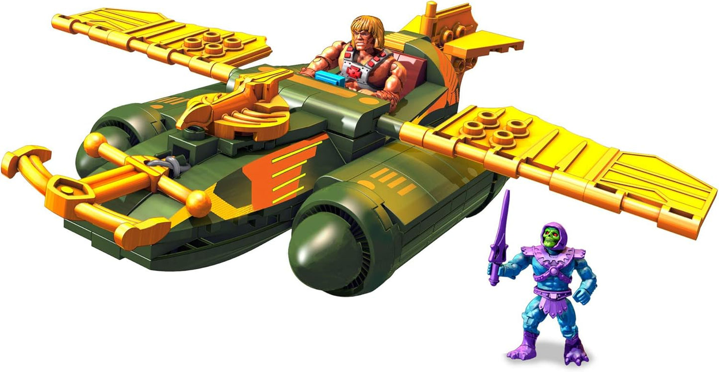 Mega Construx Heroes Wind Raider Attack Micro Action Figure Building Set