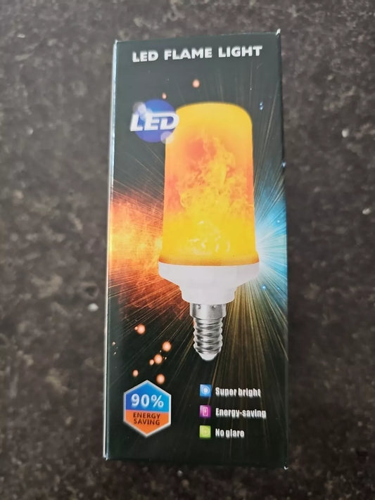 CE RoHS Approved E26 E27 LED Flame Effect Light Bulbs Fire Imitation