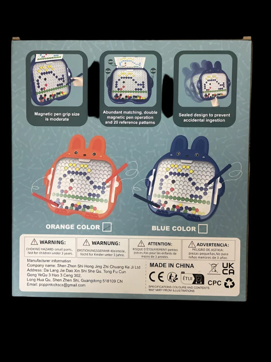 Cute Rabbit Magnetic Drawing Board - pink