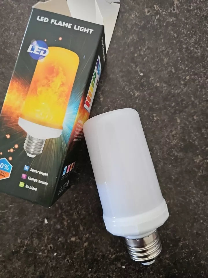 CE RoHS Approved E26 E27 LED Flame Effect Light Bulbs Fire Imitation