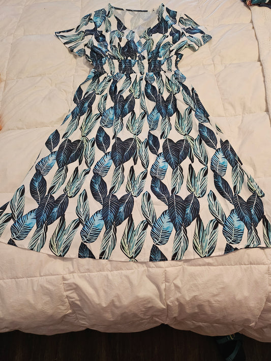 Medium/large, lightweight, silky feel summer dress