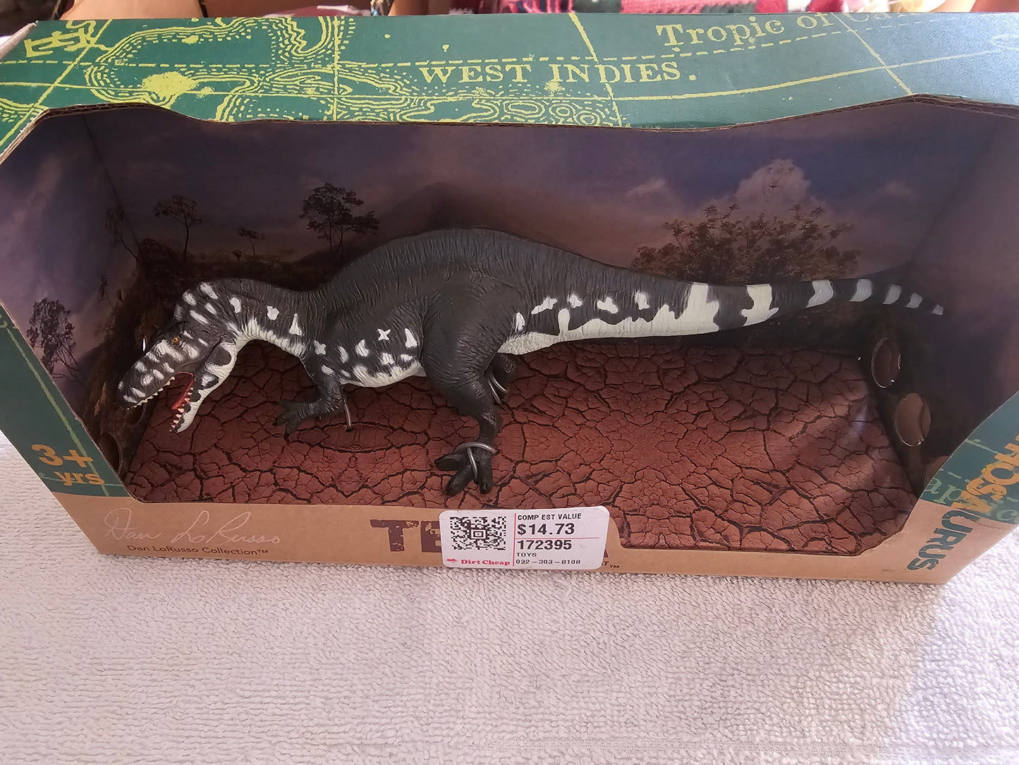 Terra Acrocanthosaurus Dan LoRusso Collection By Battat Dinosaur Figurine