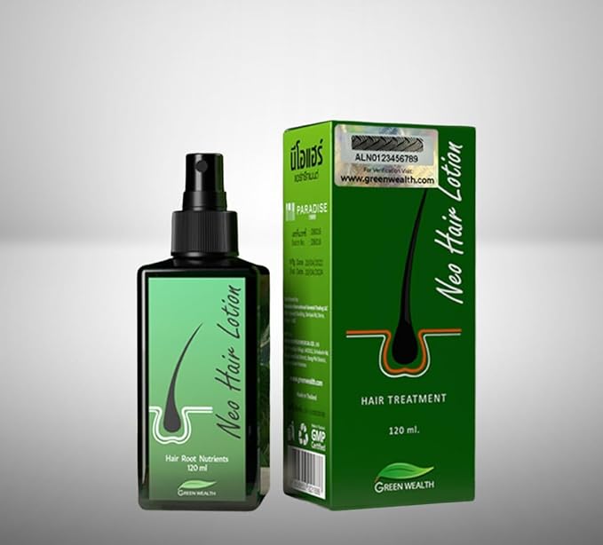 Neo Hair Lotion, 120 ml Hair Regrowth Treatment, Strengthens Damaged Hair Loss Revitalizes Scalp Hair Care For Men & Women