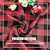 Buffalo Plaid Rectangular Tablecloth-Cotton Gingham Table Cloth for Kitchen Restaurant Farmhouse Christmas Holiday Decor (Rectangle/Oblong, 55x120,Red and Black)