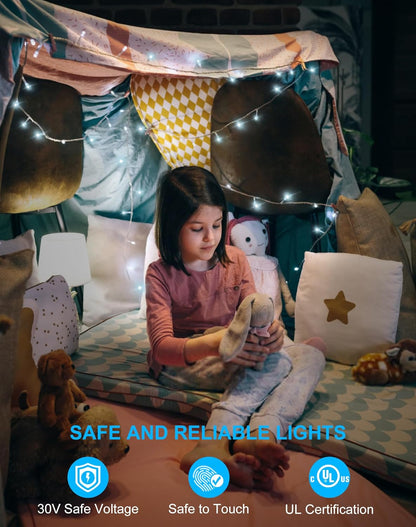 Christmas Outdoor Icicle Lights 624 LED 59FT with 96 Drops, Icicle LLights For Outside Cool White Waterproof for Roof/Gutter/Wedding, 8 Modes & Remote, Timer, Energy-Efficient Holiday Decorations