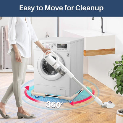 SPACECARE Mobile Roller with 4 Locking Wheels - Adjustable Furniture Dolly Washing Machine Stand Refrigerator Base Moving Cart