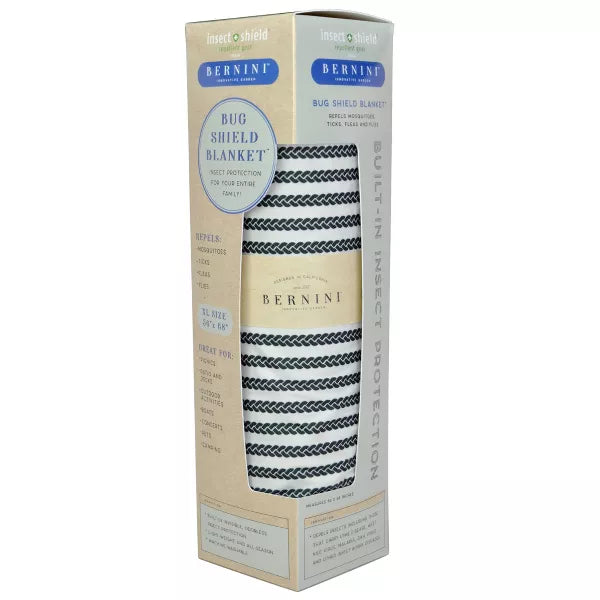 BERNINI Outdoor Bug Shield Blanket: Machine Washable, Striped Polyester, Ideal for Camping & Beach 3 out of 5 stars with 3 reviews 3