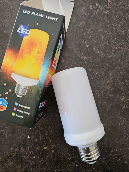 CE RoHS Approved E26 E27 LED Flame Effect Light Bulbs Fire Imitation